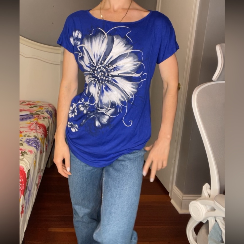 Blue blouse - Picture 2 of 4